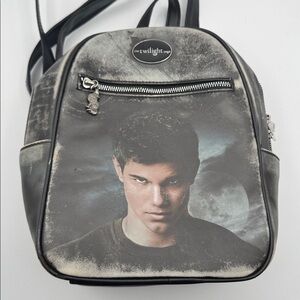 Twilight movie Team Jacob Mini Backpack 10 Inch Hot Topic black retired bag